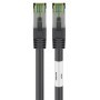 Wentronic 66720 cavo di rete Nero 0,5 m Cat8.1 S/FTP (S-STP) (66720)
