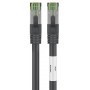 Wentronic 66720 cavo di rete Nero 0,5 m Cat8.1 S/FTP (S-STP) (66720)