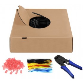 Goobay 55441 cavo di rete Nero 305 m Cat6 U/UTP (UTP) (55441)