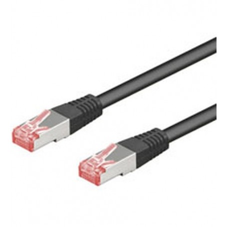 Goobay CAT 6-100 SSTP PIMF Black 1m cavo di rete Nero (68693)