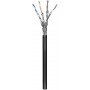 Goobay CAT 6 S/FTP 100m cavo di rete Nero Cat6 S/FTP (S-STP) (57195)