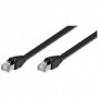 Goobay CAT6 U/UTP Flat 2m cavo di rete Nero U/UTP (UTP) (95384)
