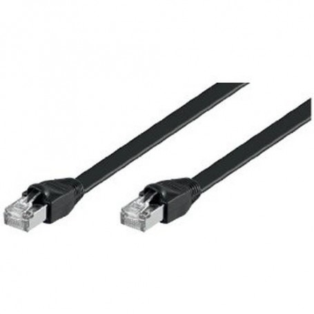 Goobay CAT6 U/UTP Flat 7m cavo di rete Nero U/UTP (UTP) (95388)