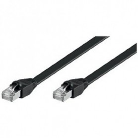 Goobay CAT6 U/UTP Flat 20m cavo di rete Nero U/UTP (UTP) (95385)