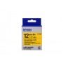 Epson Nastro fondo Pastello Giallo per testo Nero, altamente adesivo 12/9 LK-4YBW (C53S654014)