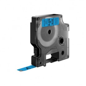 DYMO D1 - Standard Etichette - Nero su blu - 9mm x 7m (S0720710A)