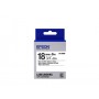 Epson Nastro fondo Standard Bianco per testo Nero 18/9 LK-5WBN (C53S655006)