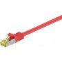 Goobay CAT 7, 2m cavo di rete Rosso Cat7 S/FTP (S-STP) (91607)