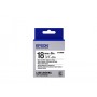Epson Nastro fondo Bianco per testo Nero, altamente adesivo 18/9 LK-5WBW (C53S655012)