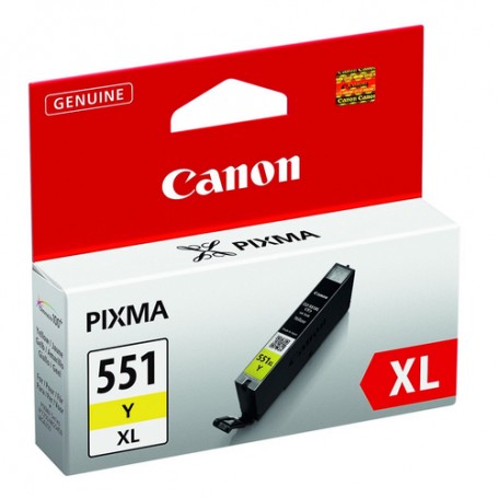 Canon CLI-551XL Y cartuccia d'inchiostro 1 pz Originale Resa elevata (XL) Giallo (6446B004)