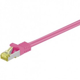 Goobay RJ-45 CAT7 7.5m cavo di rete Magenta 7,5 m S/FTP (S-STP) (91632)