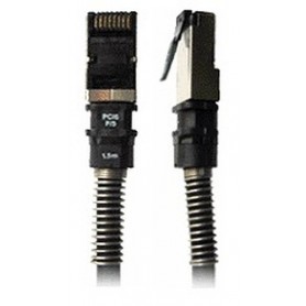 PatchSee PCI6 FTP 1.2m cavo di rete Nero 1,2 m Cat6a (PCI6-F/4)