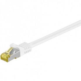 Goobay RJ-45 CAT7 0.5m cavo di rete Bianco 0,5 m S/FTP (S-STP) (91090)