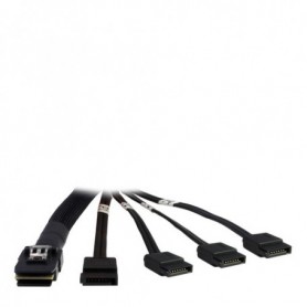 Inter-Tech 88885237 cavo SATA 0,65 m Nero (88885237)