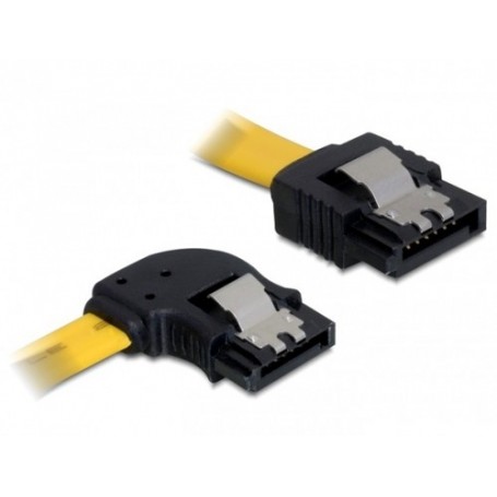 DeLOCK SATA 30cm cavo SATA 0,3 m Giallo (82492)