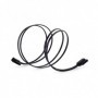 Silverstone CP11 cavo SATA 0,5 m Nero (SST-CP11B-500)