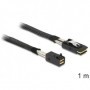 DeLOCK 83389 cavo Serial Attached SCSI (SAS) 1 m Nero (83389)