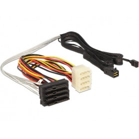 DeLOCK 83391 cavo Serial Attached SCSI (SAS) 1 m Multicolore (83391)