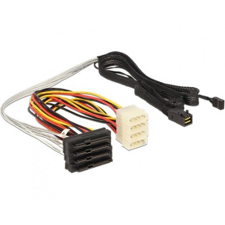 DeLOCK 83391 cavo Serial Attached SCSI (SAS) 1 m Multicolore (83391)