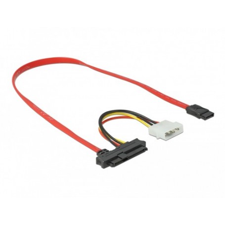 DeLOCK 82219 cavo Serial Attached SCSI (SAS) 0,5 m 12 Gbit/s Rosso (82219)