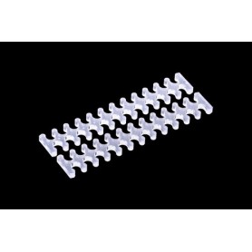 Alphacool 24748 organizer per cavi Supporto per cavo Trasparente 2 pz (24748)