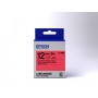 Epson Nastro fondo Pastello Rosso per testo Nero 12/9 LK-4RBP (C53S654007)