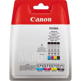 Canon Serbatoio inchiostro CLI-571 B/C/M/Y MULTIPACK (0386C004)