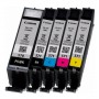 Canon PGI-570/CLI-571 PGBK/C/M/Y/BK cartuccia d'inchiostro 5 pz Originale Resa standard Nero per foto, Ciano per fo (0372C004AA)