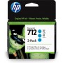 HP Confezione da 3 cartucce di inchiostro ciano originale DesignJet 712 da 29 ml (3ED77A)