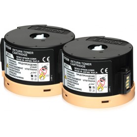 Epson Double Return Toner Cartridge Pack 2 x 2.5k (C13S050711)