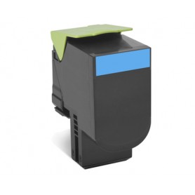 Lexmark 702XC cartuccia toner 1 pz Originale Ciano (70C2XCE)