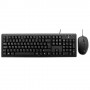 V7 Set tastiera e mouse con cavo USB e adattatore PS2 – UK (CKU200UK)