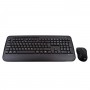V7 Tastiera full-size/poggiapolsi QWERTY spagnolo CKW300ES, nero (CKW300ES)