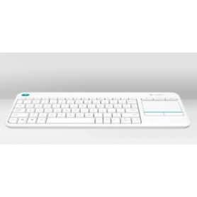 Logitech K400 Plus tastiera RF Wireless QWERTY Italiano Bianco (920-007136)