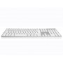 Hamlet XKKITA-MCBT tastiera Bluetooth Italiano Argento, Bianco (XKKITA-MCBT)