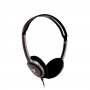 V7 HA310-2EP cuffia e auricolare Cablato Cuffie A Padiglione MUSICA Nero, Argento (HA310-2EP)