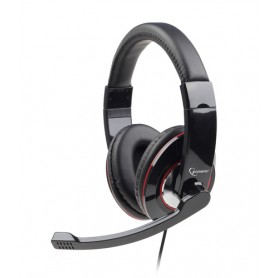 Gembird MHS-001 cuffia e auricolare Cablato A Padiglione MUSICA Nero (MHS-001)