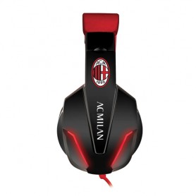 Techmade FL1 Auricolare Cablato A Padiglione Giocare Nero, Rosso (TM-FL1-MIL)