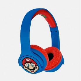 OTL Technologies SM0694 cuffia e auricolare Wireless A Padiglione Giocare Bluetooth Blu, Rosso (SM0694)
