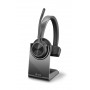 POLY Voyager 4310 UC Auricolare Wireless A Padiglione Ufficio USB tipo-C Bluetooth Base di ricarica Nero (218474-01)