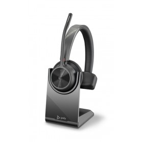 POLY Voyager 4310 UC Auricolare Wireless A Padiglione Ufficio USB tipo-C Bluetooth Base di ricarica Nero (218474-02)