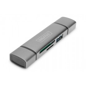 Digitus Dual Card Reader Hub USB-C™ / USB 3.0, OTG (DA-70886)