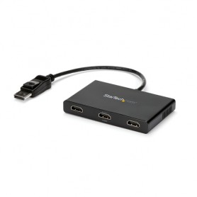 StarTech.com Adattatore multi monitor a 3 porte HDMI - Hub MST da DisplayPort 1.2 a 3x HDMI - Triplo monitor HDMI 1 (MSTDP123HD)