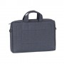 Rivacase 7530 grey Laptop Canvas bag 15.6 / 6 borsa per notebook 39,6 cm (15.6") Valigetta ventiquattrore Grigio talpa (7530GY)