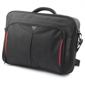 DELL Classic+ borsa per notebook 45,7 cm (18") Valigetta ventiquattrore Nero, Rosso (CN418EU)