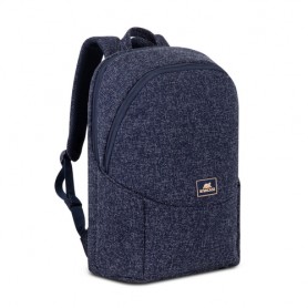 Rivacase 7962 borsa per notebook 39,6 cm (15.6") Zaino Blu, Bianco (7962DARKBLUE)