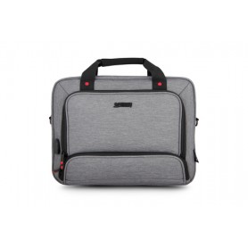 Urban Factory Mixee borsa per notebook 35,6 cm (14") Valigetta ventiquattrore Grigio, Rosa (MTE14UF)