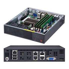 Supermicro SuperServer E200-9A Intel SoC BGA 1310 Rack (1U) Nero (SYS-E200-9A)