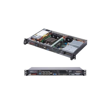 Supermicro SuperServer 5019D-FN8TP Rack (1U) Nero (SYS-5019D-FN8TP)