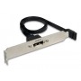 Hamlet Kit E-Sata convertitore porta Sata in porta eSATA esterna per computer Desktop (XSATAFRM)
